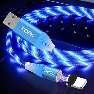 Magnetisk flowlightning opladerkabel til iPhone/Android